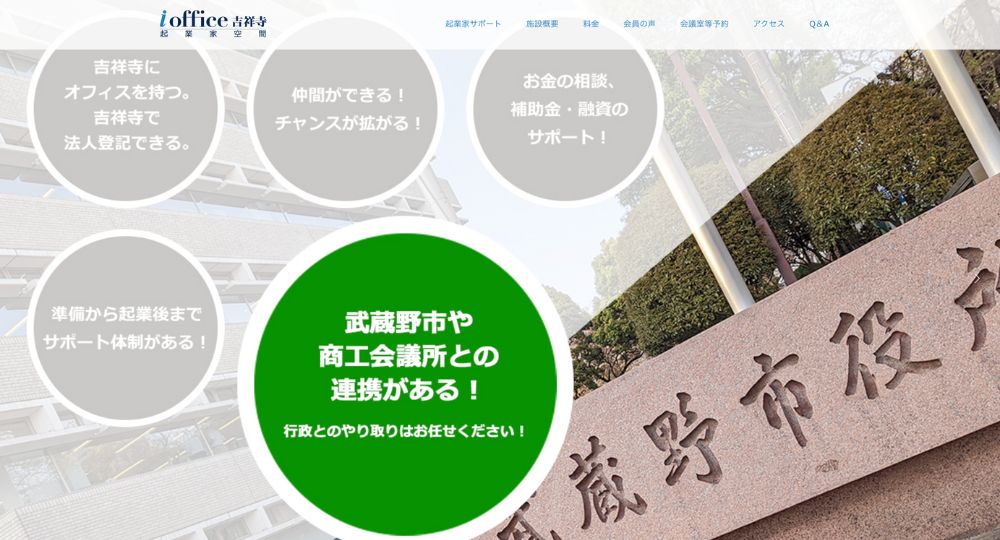 三鷹のコワーキングスペースi-office吉祥寺