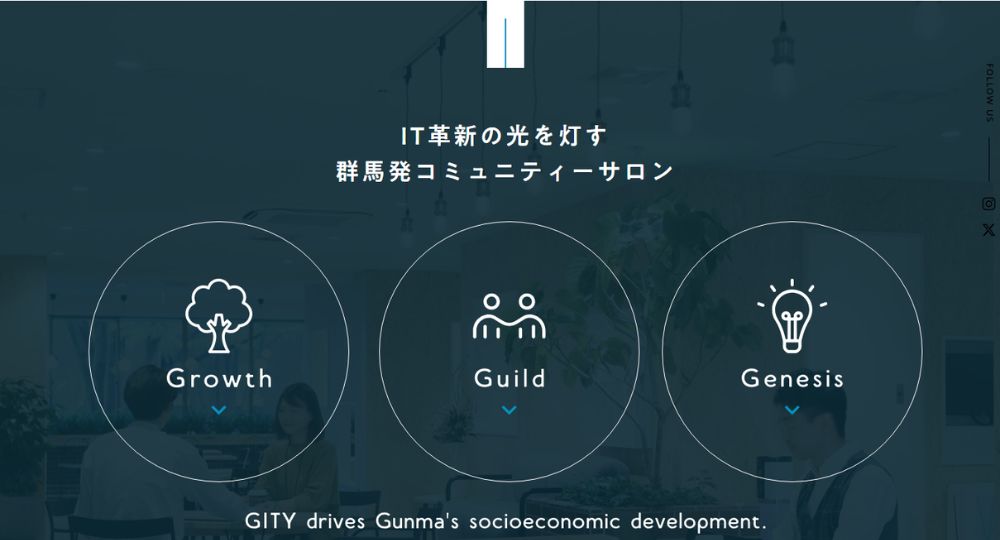 前橋のコワーキングスペースGITY